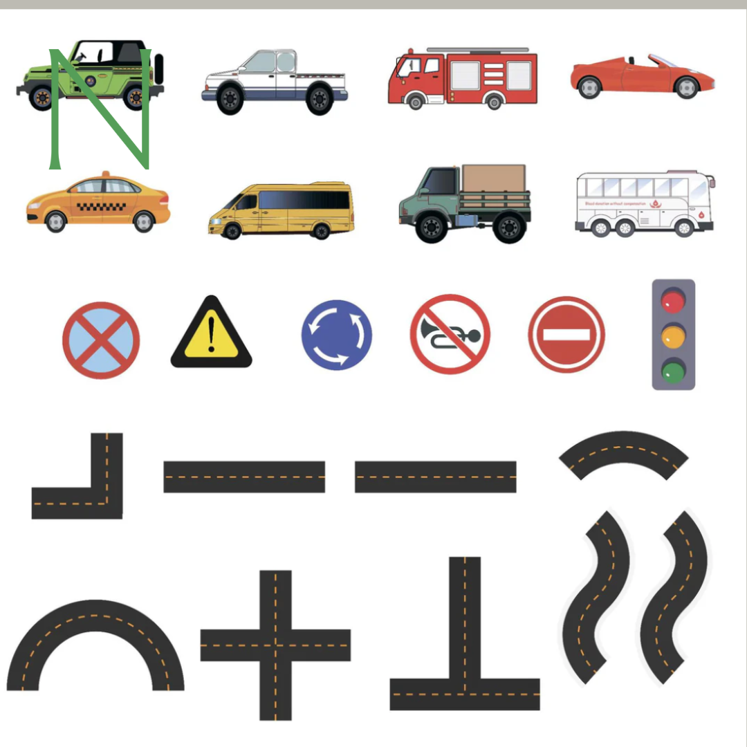 Verkeersdoolhof Magnetisch Badspeelgoed