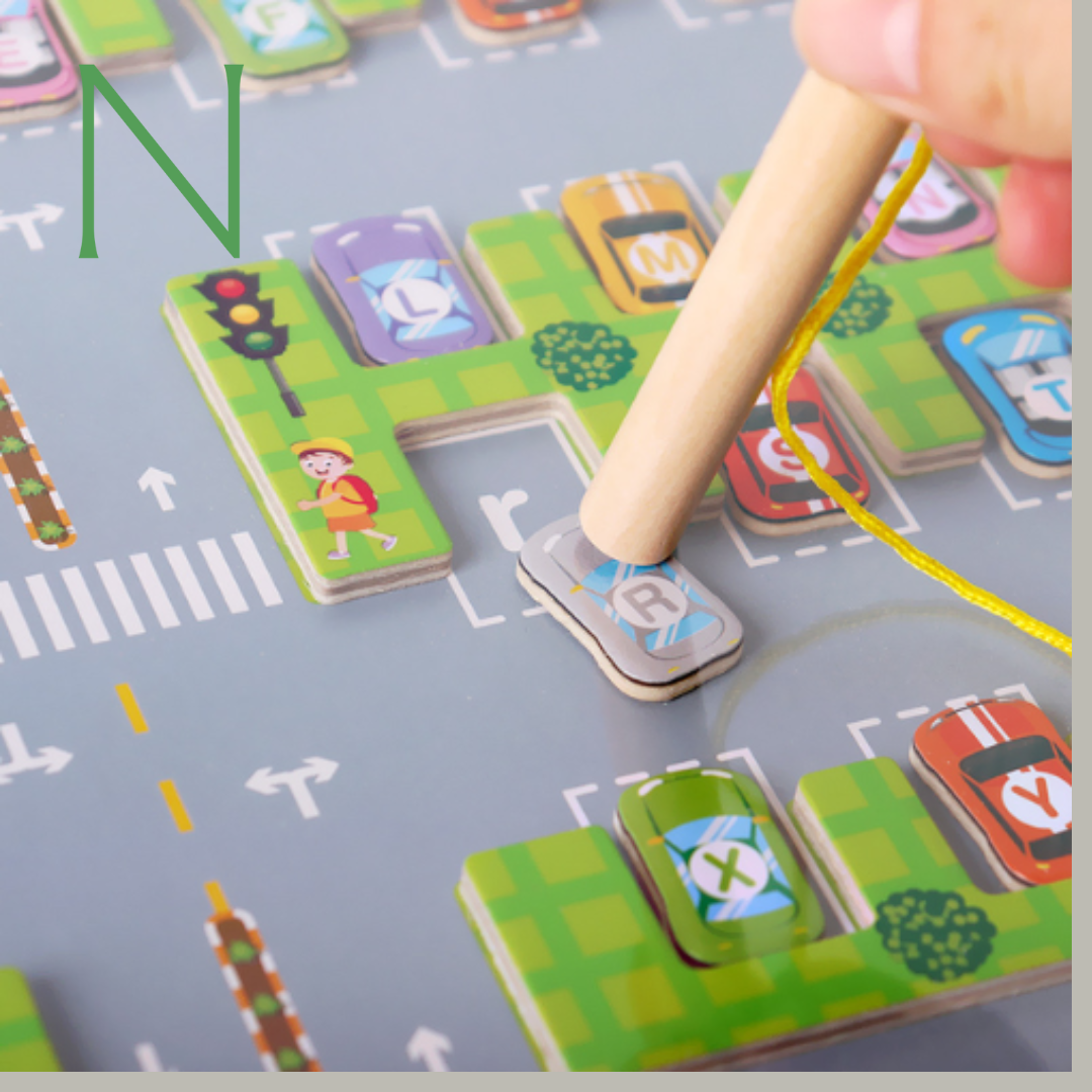 Magnetisch Voertuigen Doolhof – Leren en Spelen in Eén!