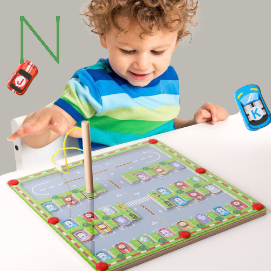 Magnetisch Voertuigen Doolhof – Leren en Spelen in Eén!