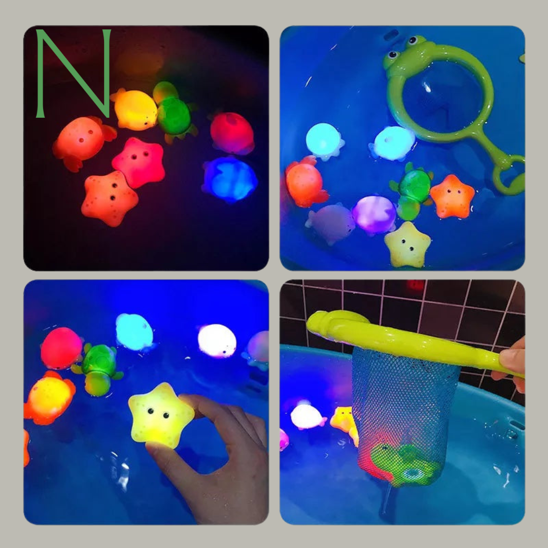 Aqua Amigos - Lichtgevende Bad Speeltjes Set